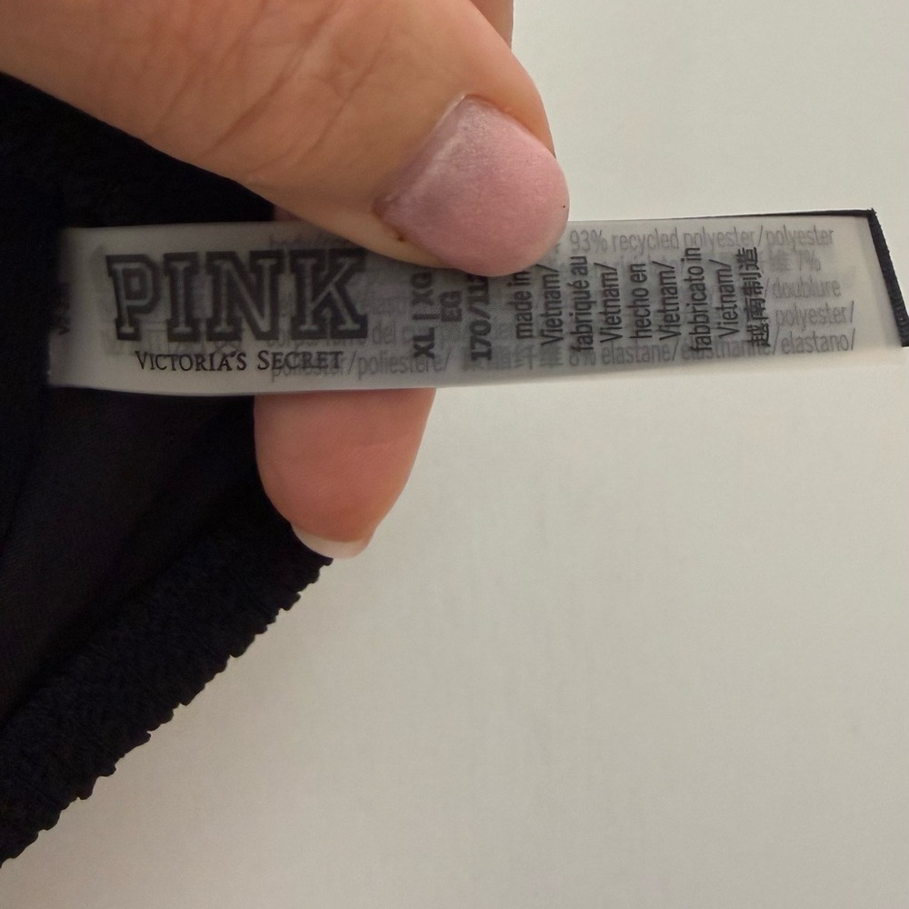 Pink by VS Textured Underwire Swim Bikini Top - Picture 5 of 9